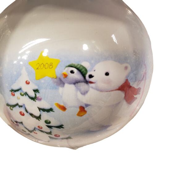 Hallmark Keepsake Ornaments Snow Buddies 2008 Ceramic Ornament NEW - Picture 11 of 13